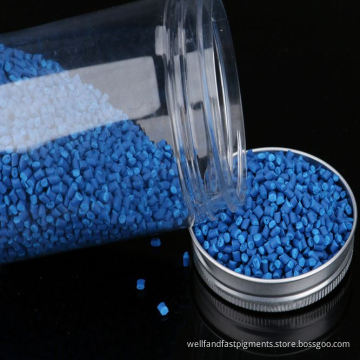 Custom Color Pigment Pellets Plastics Blue Masterbatch